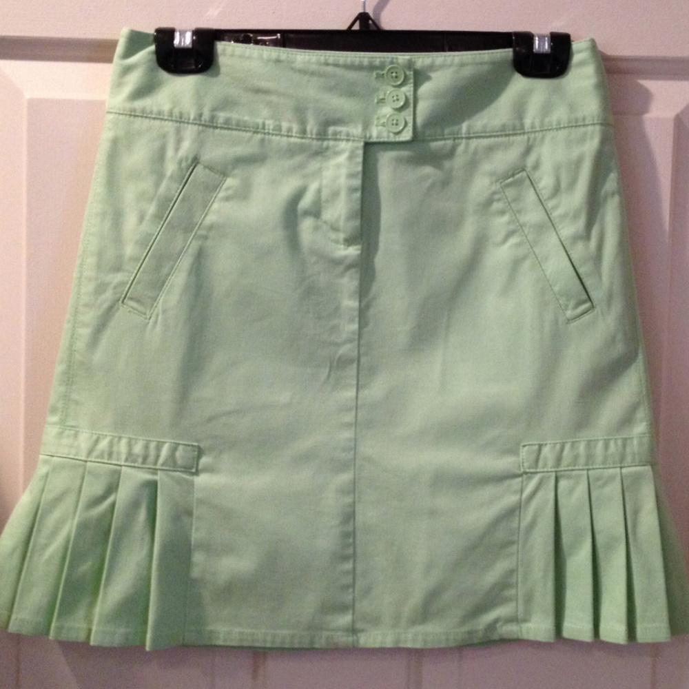 Ann Taylor Loft Skirt, Light Green, Size 0